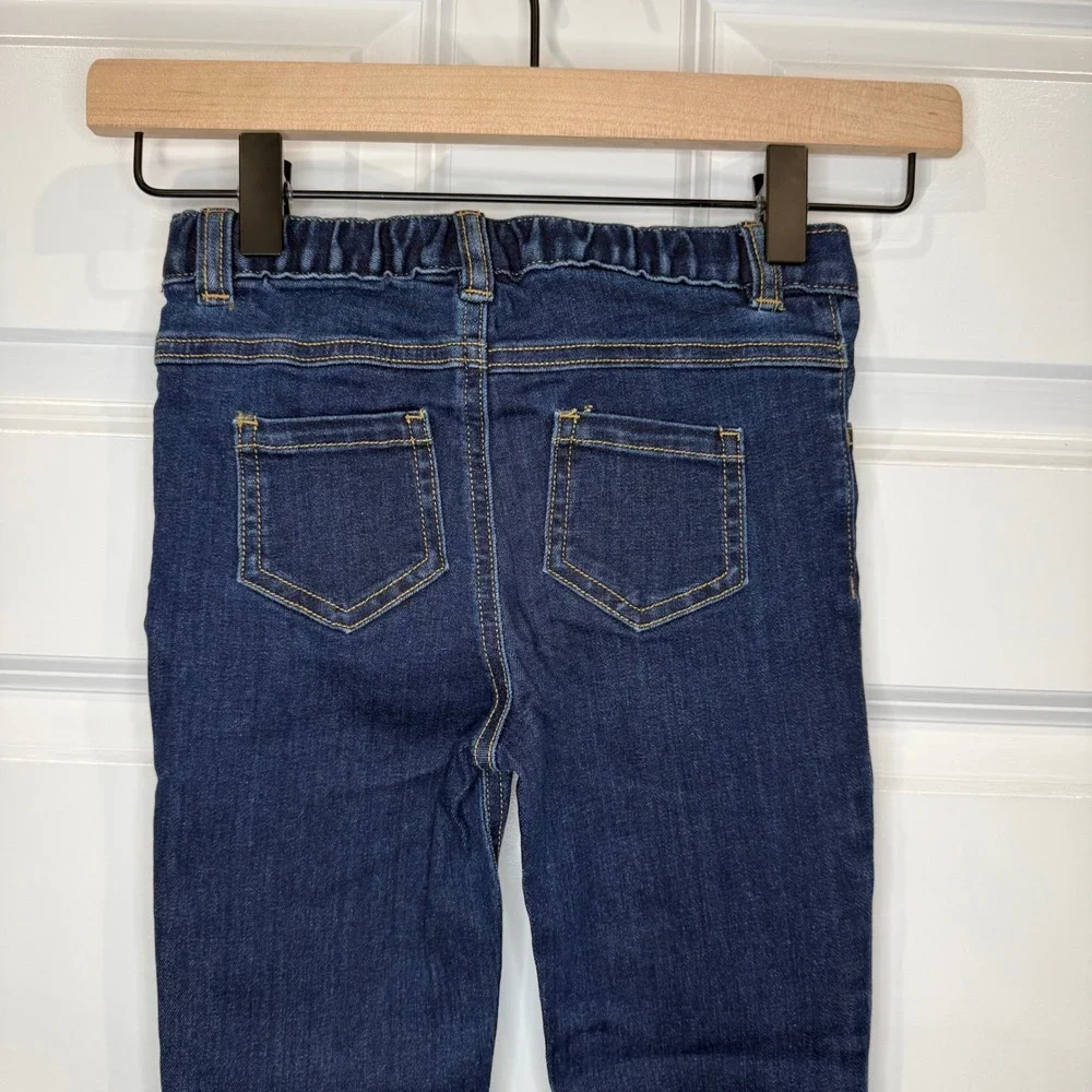 Garanimals Girls‎ Dark Wash Denim Jeans Size 5T Elastic Waist Casual Kids - Picture 2 of 4